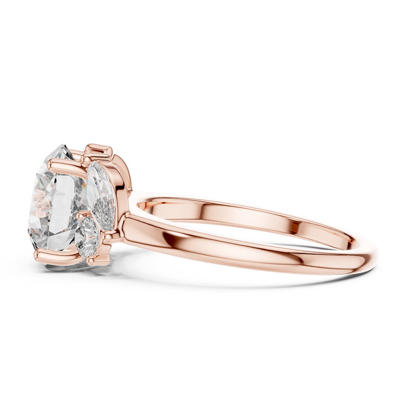 Ladies Ring DDLR-074 - Rose Gold - Image