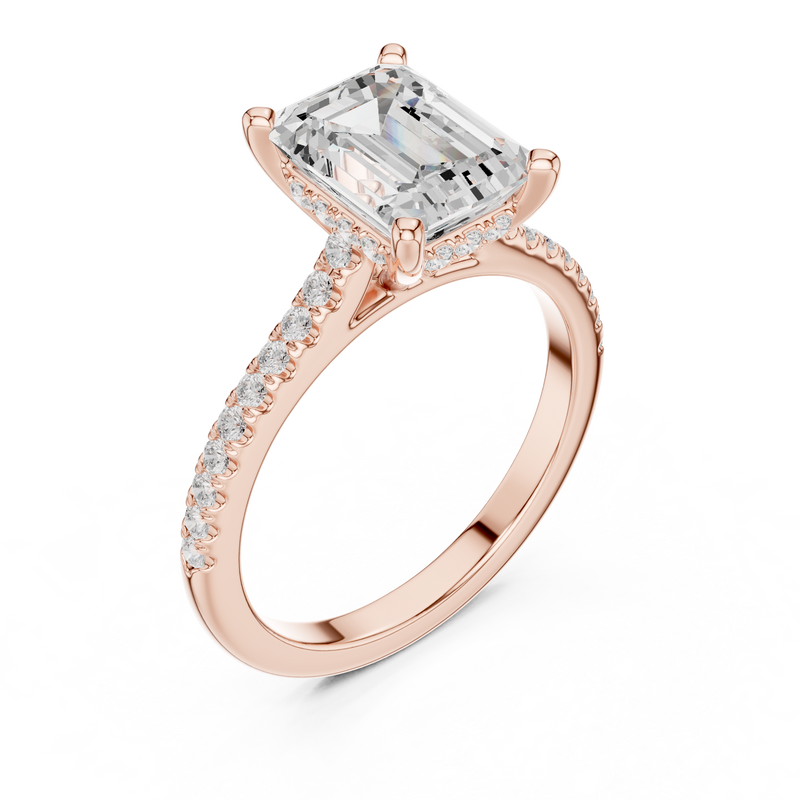 Ladies Ring DDLR-1000@7 - Rose Gold - Image