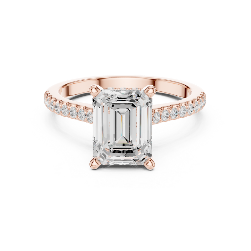 Ladies Ring DDLR-1000@7 - Rose Gold - Image