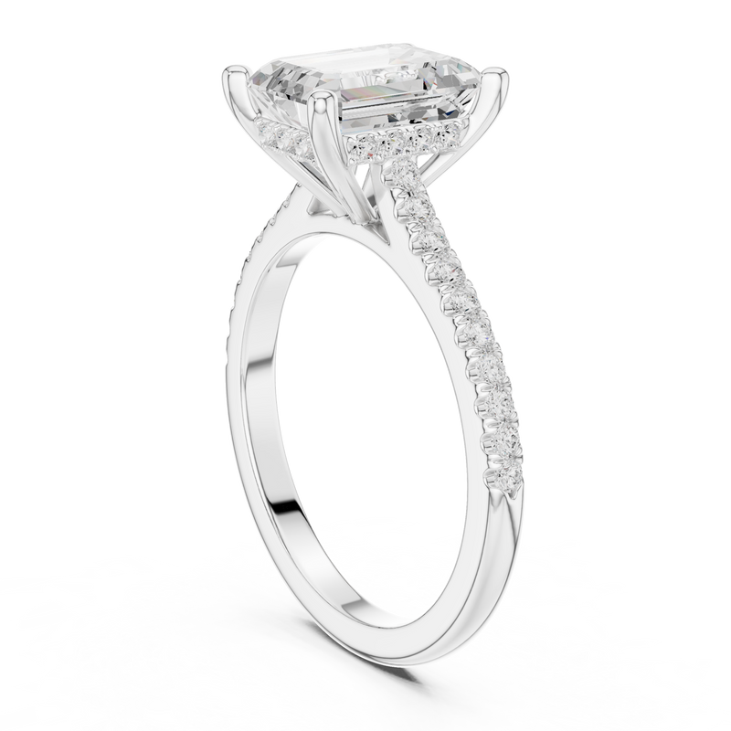 Ladies Ring DDLR-1000@7 - White Gold - Image