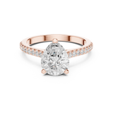 Ladies Ring DDLR-1001@7 - Rose Gold - Image