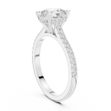 Ladies Ring DDLR-1001@7 - White Gold - Image