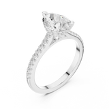 Ladies Ring DDLR-1001@7 - White Gold - Image