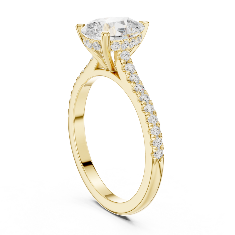 Ladies Ring DDLR-1001@7 - Yellow Gold - Image