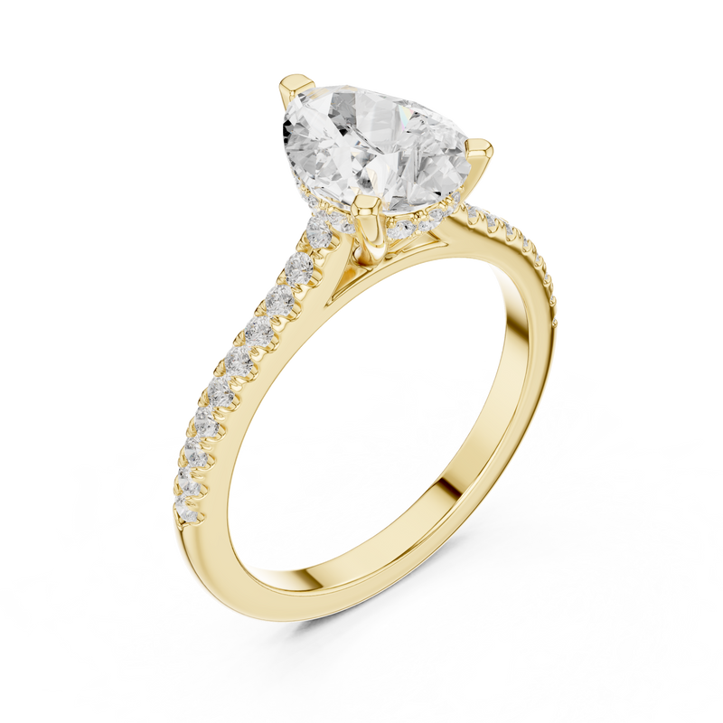 Ladies Ring DDLR-1001@7 - Yellow Gold - Image
