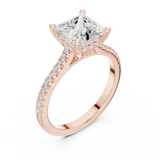 Ladies Ring DDLR-1002@7 - Rose Gold - Image