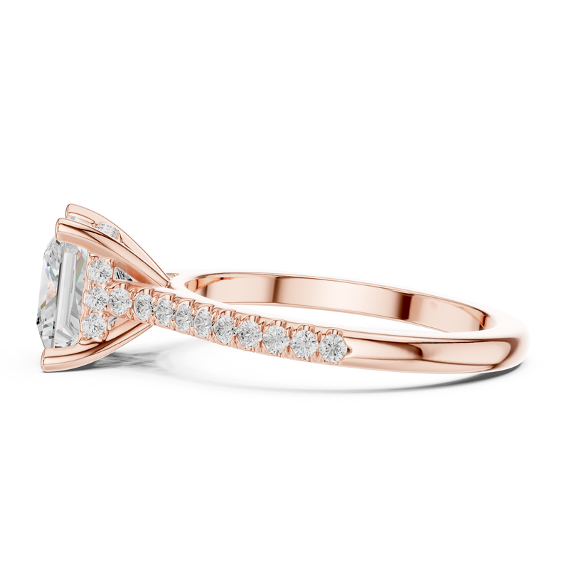 Ladies Ring DDLR-1002@7 - Rose Gold - Image
