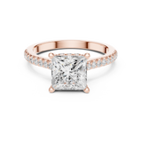 Ladies Ring DDLR-1002@7 - Rose Gold - Image