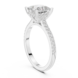 Ladies Ring DDLR-1002@7 - White Gold - Image