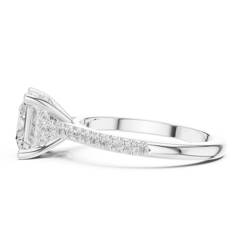 Ladies Ring DDLR-1002@7 - White Gold - Image