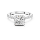 Ladies Ring DDLR-1002@7 - White Gold - Image