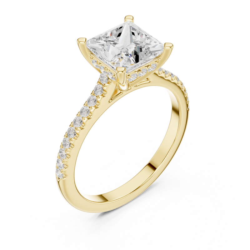 Ladies Ring DDLR-1002@7 - Yellow Gold - Image