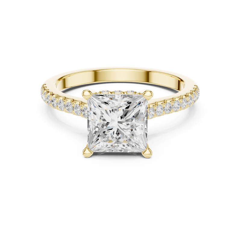 Ladies Ring DDLR-1002@7 - Yellow Gold - Image