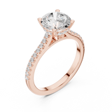 Ladies Ring DDLR-1003@7 - Rose Gold - Image