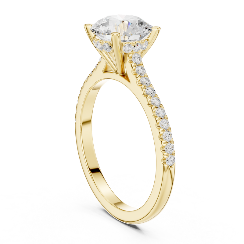 Ladies Ring DDLR-1003@7 - Yellow Gold - Image