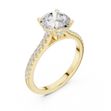 Ladies Ring DDLR-1003@7 - Yellow Gold - Image