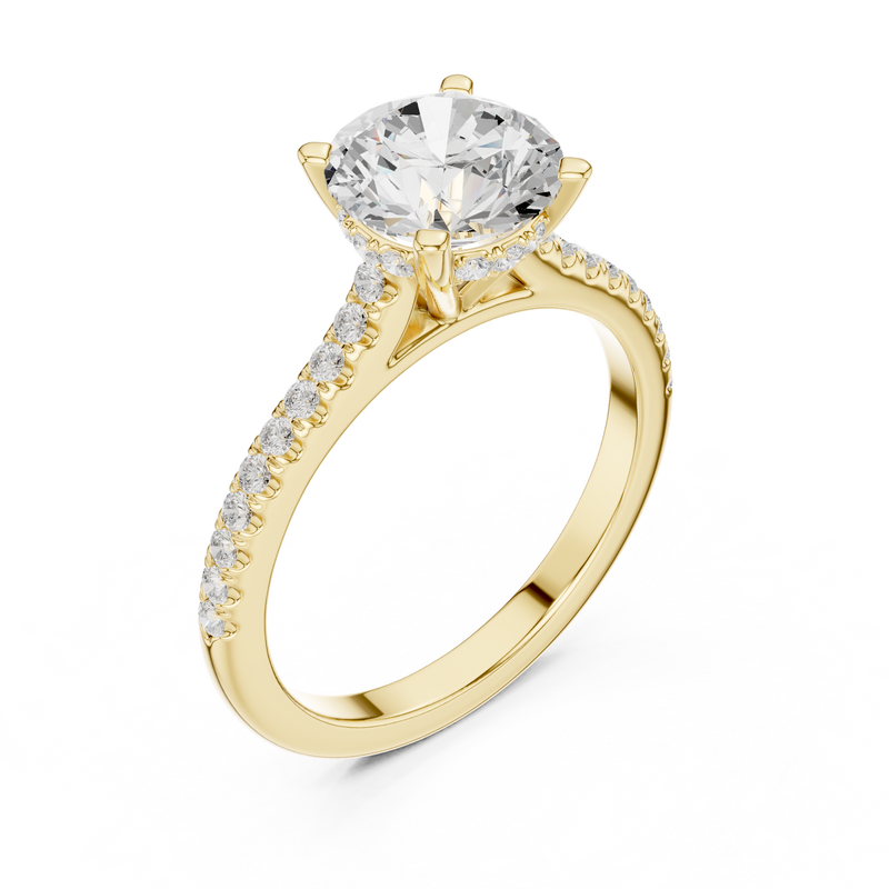 Ladies Ring DDLR-1003@7 - Yellow Gold - Image