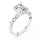 Ladies Ring DDLR-1004@7 - White Gold - Image