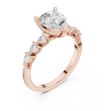 Ladies Ring DDLR-1006@7 - Rose Gold - Image