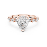 Ladies Ring DDLR-1006@7 - Rose Gold - Image