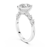 Ladies Ring DDLR-1006@7 - White Gold - Image