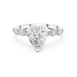 Ladies Ring DDLR-1006@7 - White Gold - Image