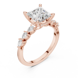 Ladies Ring DDLR-1007@7 - Rose Gold - Image