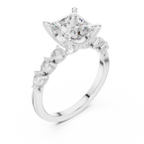 Ladies Ring DDLR-1007@7 - White Gold - Image
