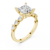 Ladies Ring DDLR-1007@7 - Yellow Gold - Image