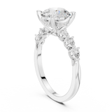 Ladies Ring DDLR-1008@7 - White Gold - Image
