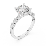 Ladies Ring DDLR-1008@7 - White Gold - Image