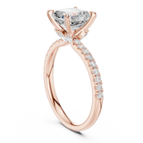 Ladies Ring DDLR-1009@7 - Rose Gold - Image