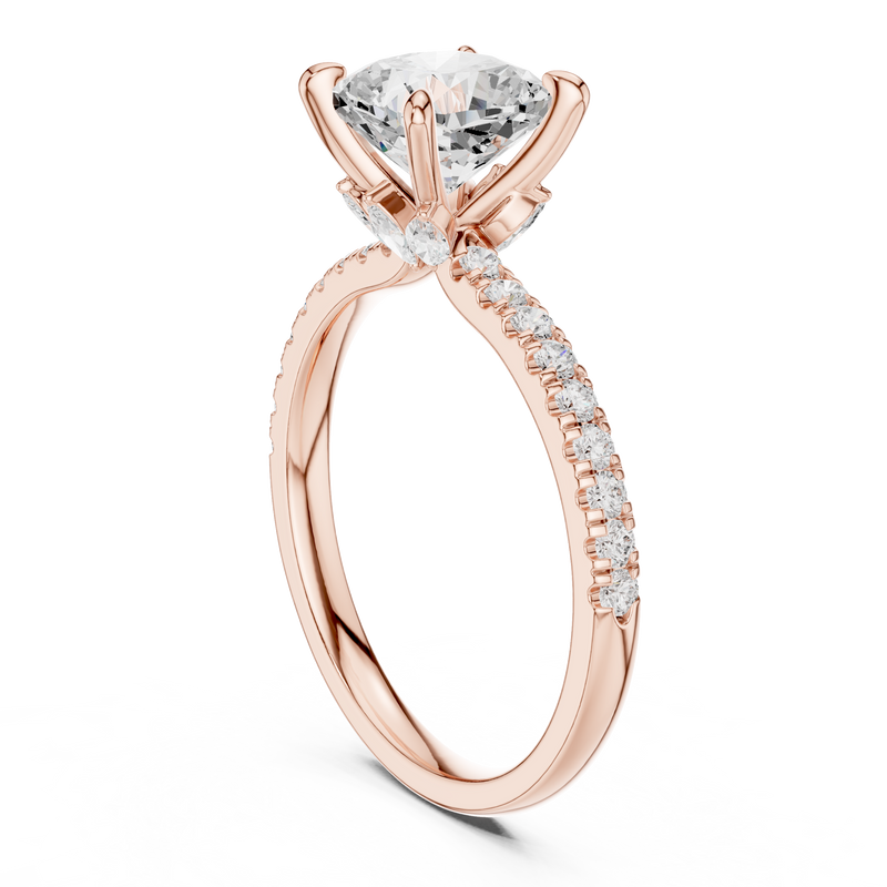 Ladies Ring DDLR-1010 - Rose Gold - Image