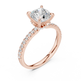 Ladies Ring DDLR-1010@7 - Rose Gold - Image