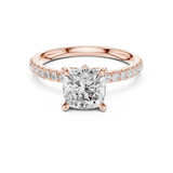 Ladies Ring DDLR-1010@7 - Rose Gold - Image