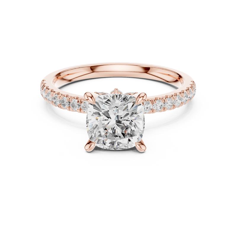Ladies Ring DDLR-1010@7 - Rose Gold - Image