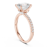 Ladies Ring DDLR-1011@7 - Rose Gold - Image