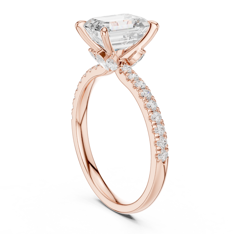 Ladies Ring DDLR-1011@7 - Rose Gold - Image