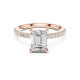 Ladies Ring DDLR-1011@7 - Rose Gold - Image