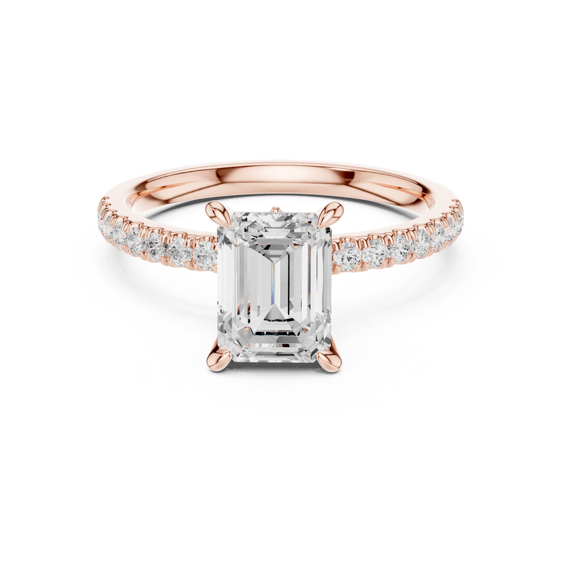 Ladies Ring DDLR-1011@7 - Rose Gold - Image
