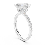 Ladies Ring DDLR-1011@7 - White Gold - Image