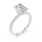 Ladies Ring DDLR-1011@7 - White Gold - Image