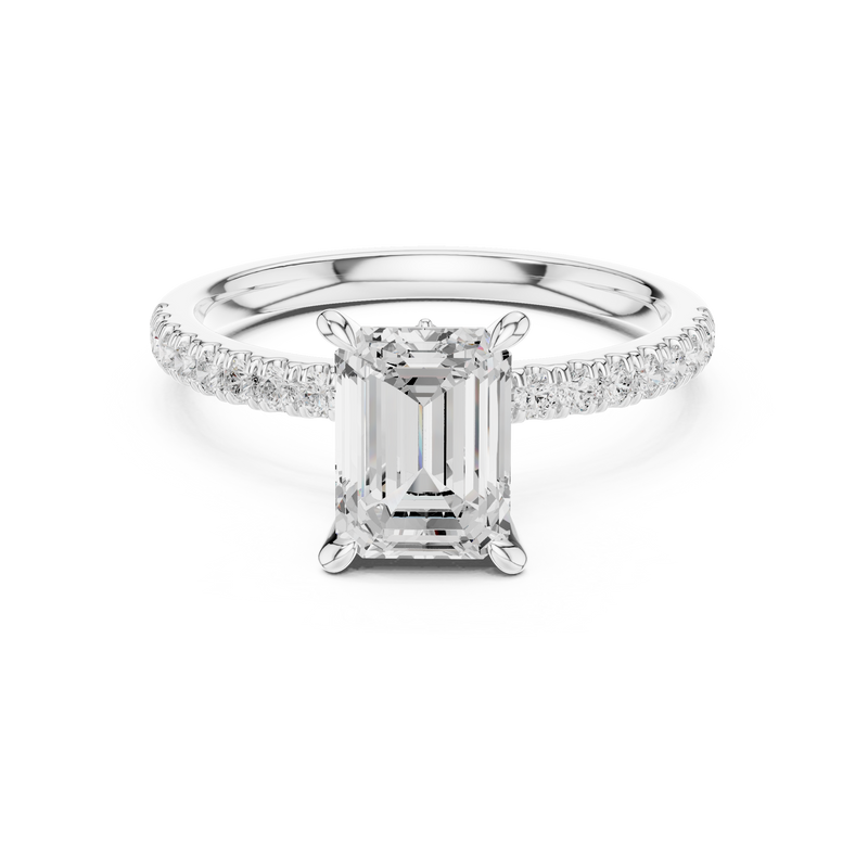 Ladies Ring DDLR-1011@7 - White Gold - Image