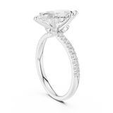 Ladies Ring DDLR-1012@7 - White Gold - Image