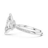 Ladies Ring DDLR-1012@7 - White Gold - Image