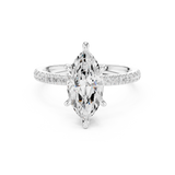 Ladies Ring DDLR-1012@7 - White Gold - Image