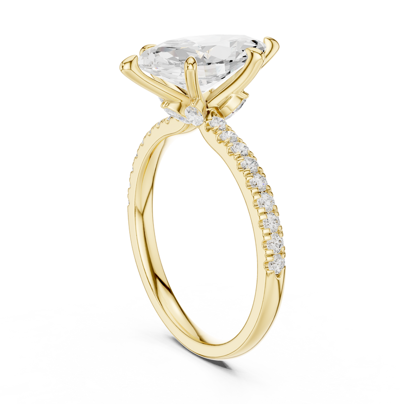 Ladies Ring DDLR-1012@7 - Yellow Gold - Image