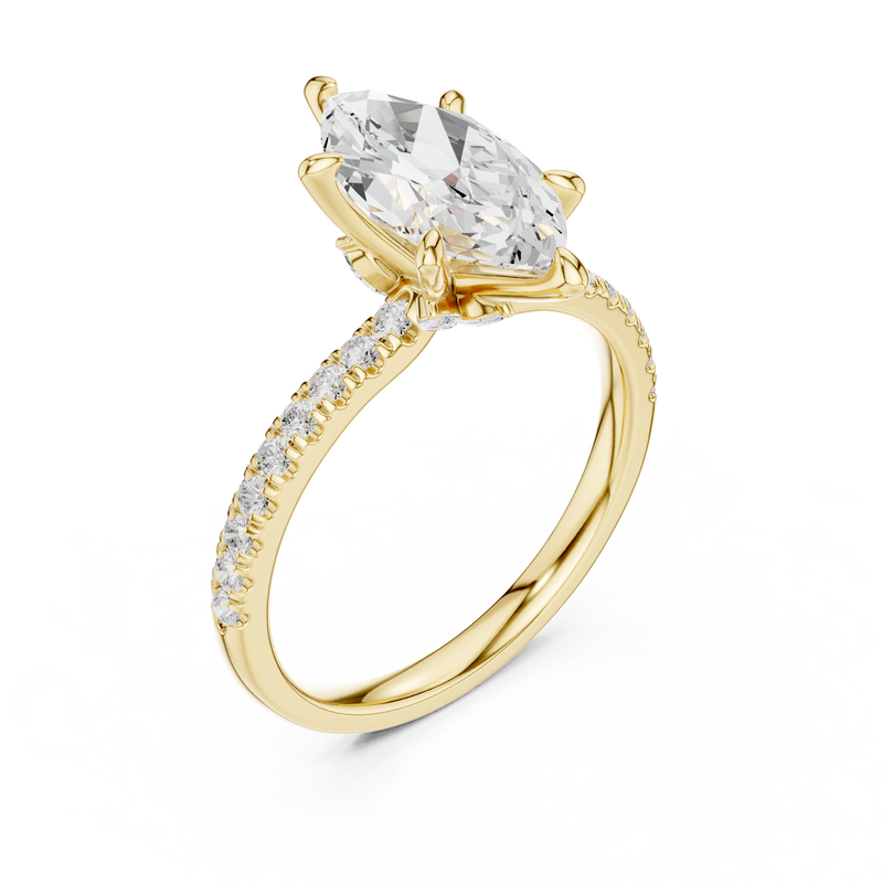 Ladies Ring DDLR-1012@7 - Yellow Gold - Image