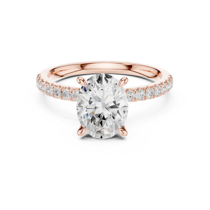 Ladies Ring DDLR-1013@7 - Rose Gold - Image