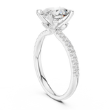 Ladies Ring DDLR-1013@7 - White Gold - Image